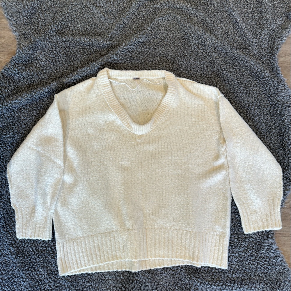 Free People brookside tunic color ivory size S